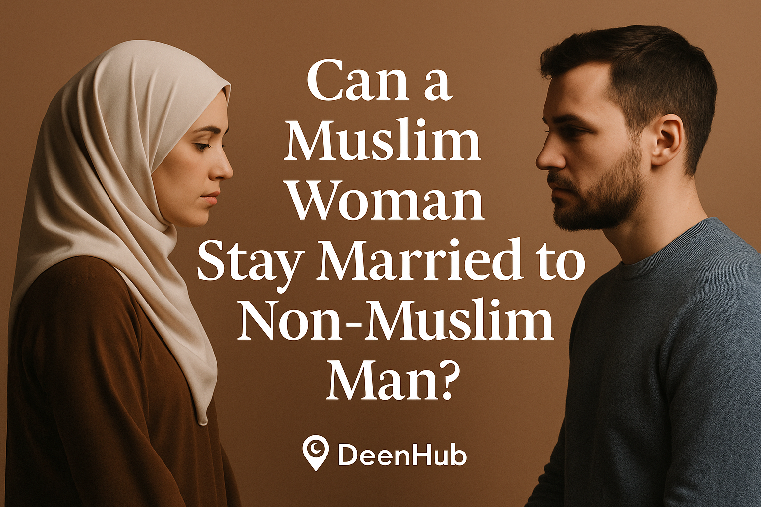 Can a Muslim woman stay married to a non-Muslim man?